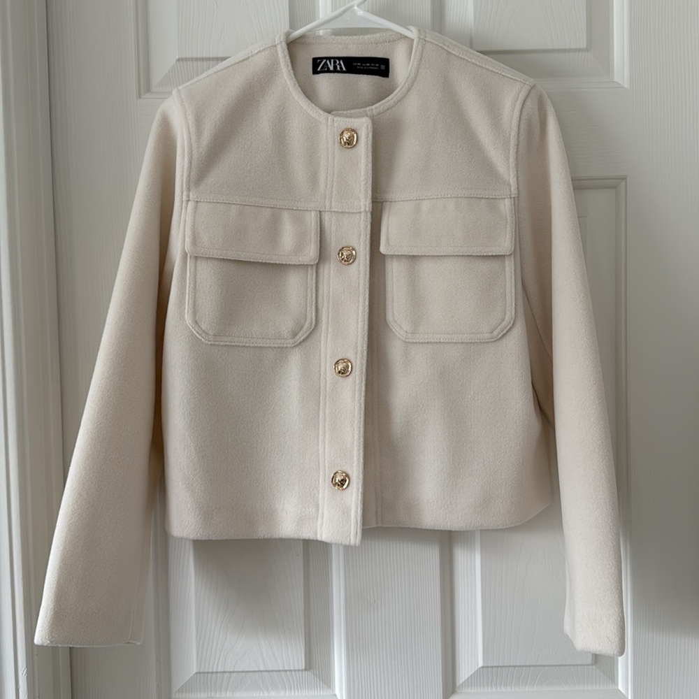 Zara Soft Jacket Cream